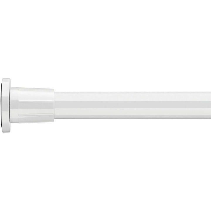 Croydex White Telescopic Shower Curtain Rod 1100 - 2600mm