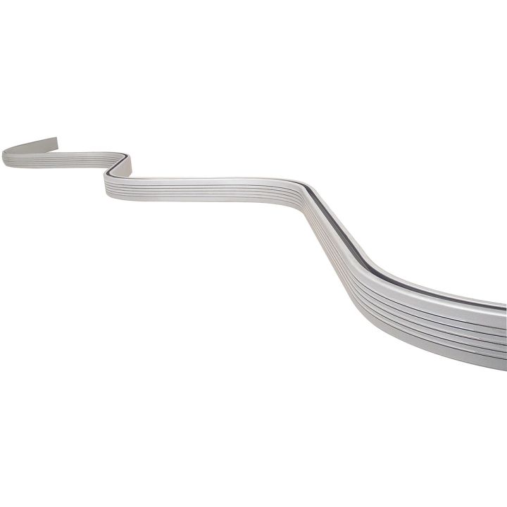 Croydex Silver Bendy Shower Curtain Rail 2500mm