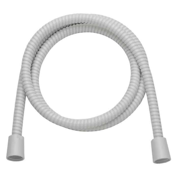 Croydex Amalfi White PVC Shower Hose 1.5m