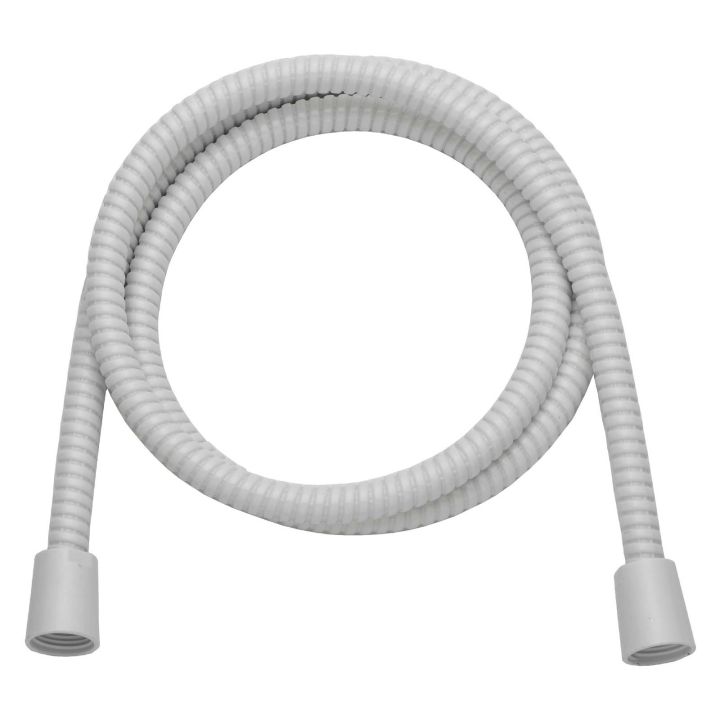 Croydex Amalfi White PVC Shower Hose 1.5m