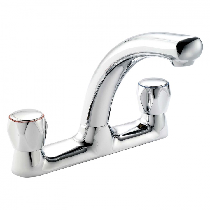Mercia Modern Deck Mounted Kitchen Sink Mixer Tap