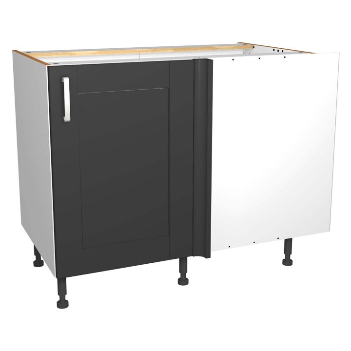 Verona Dark Grey 1000mm Corner Base Unit