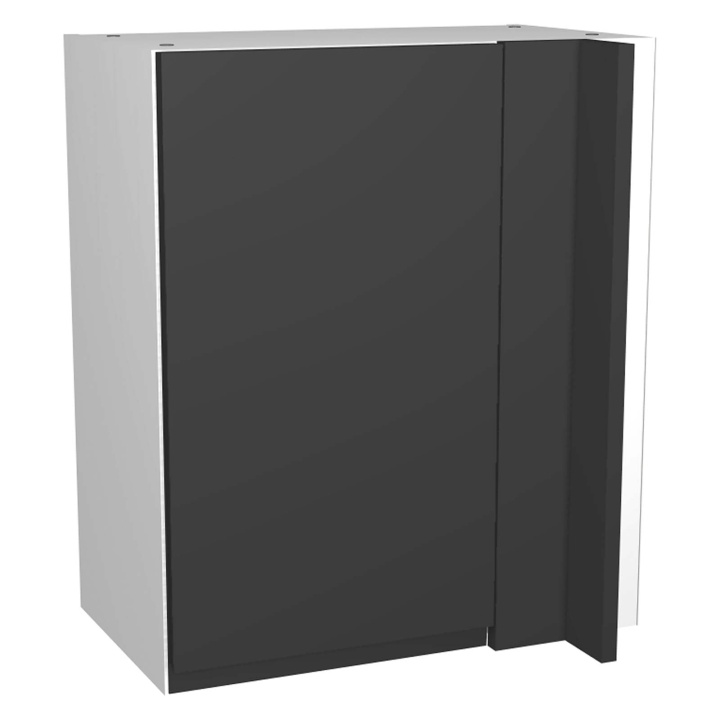 Capri Dark Grey 600mm Straight Corner Wall Unit