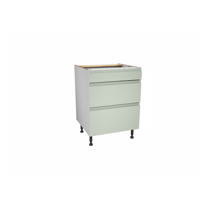 Capri Seagrass 600mm Three Drawer Unit Kitchens Selco