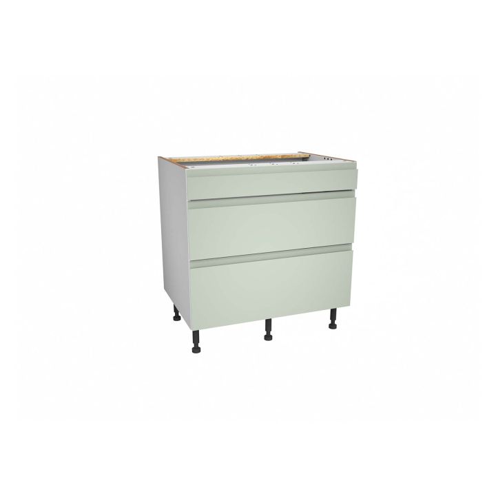Capri Seagrass 800mm Three Drawer Unit Pack 2 of 2