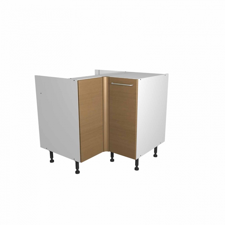 Lisbon Oak 935mm Corner Base Unit Pack 2 of 2