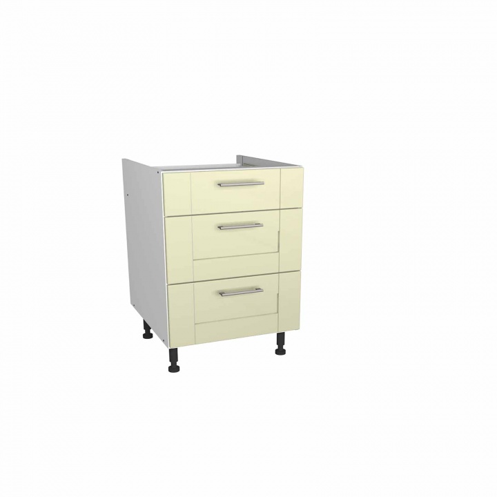 Verona Cream 600mm Three Drawer Unit