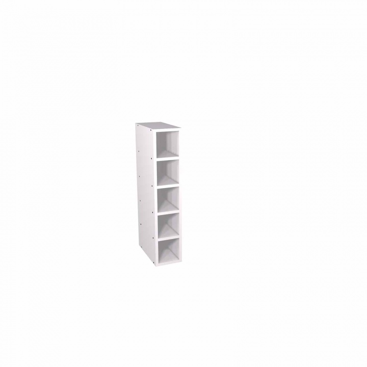 150mm Wine Rack White Gloss