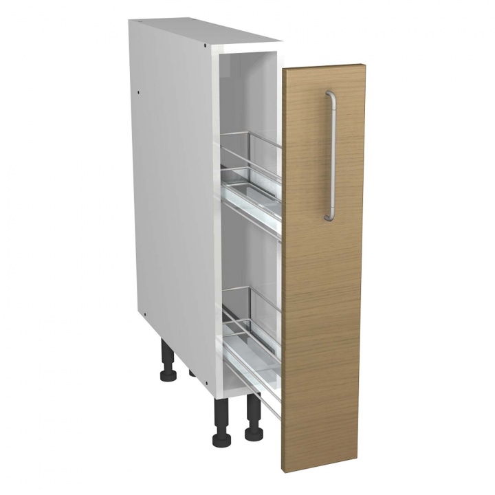 Lisbon Oak 150mm Pull Out Base Unit With Wirework
