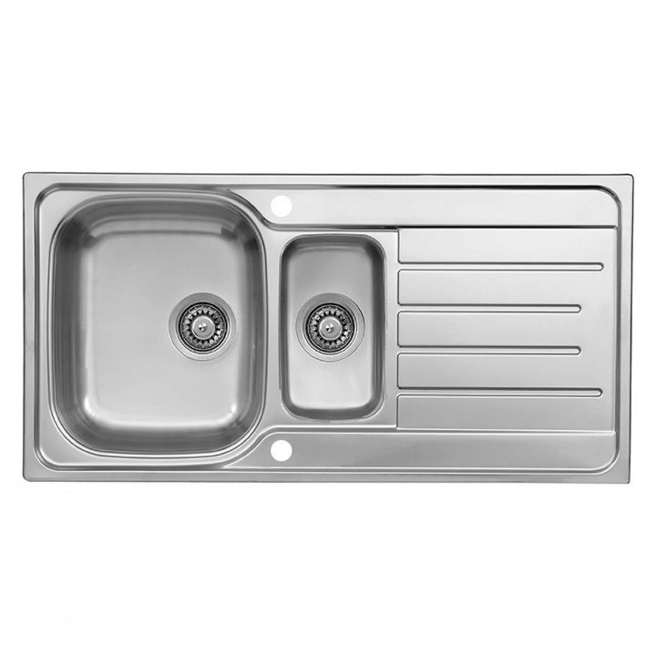 Reginox Le Mans 1.5 Bowl Stainless Steel Kitchen Sink & Tap Pack