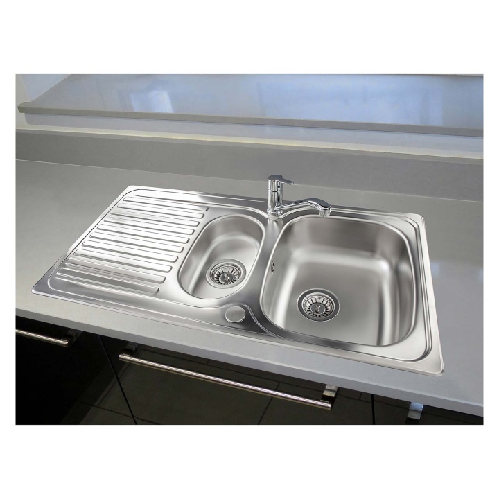 Reginox Mondello 1.5 Bowl Stainless Steel Sink & Tap Pack Selco