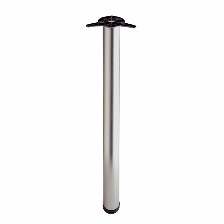 Worktop Support Leg Brushed Nickel 870mm Selco