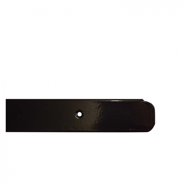 Worktop End Trim Black 30mm With 10mm Radius