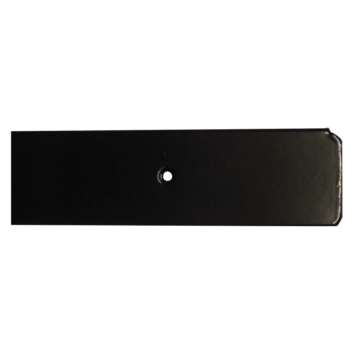 Worktop End Trim Black 40mm With 6mm Radius