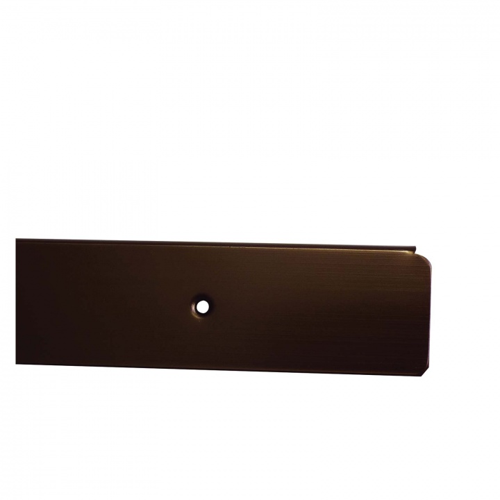 Worktop End Trim Bronze 40mm With 6mm Radius
