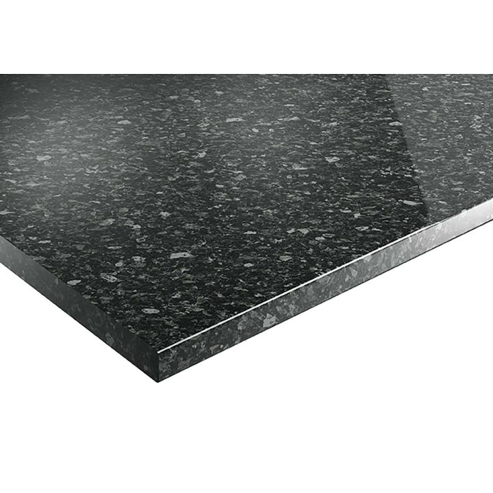 Black Slate Gloss Worktop 3000 x 600 x 38mm PEFC