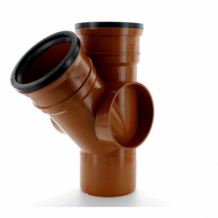 110mm 45° Double Socket Junction