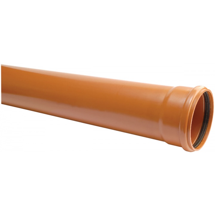 160mm Socketed Underground Pipe 6m