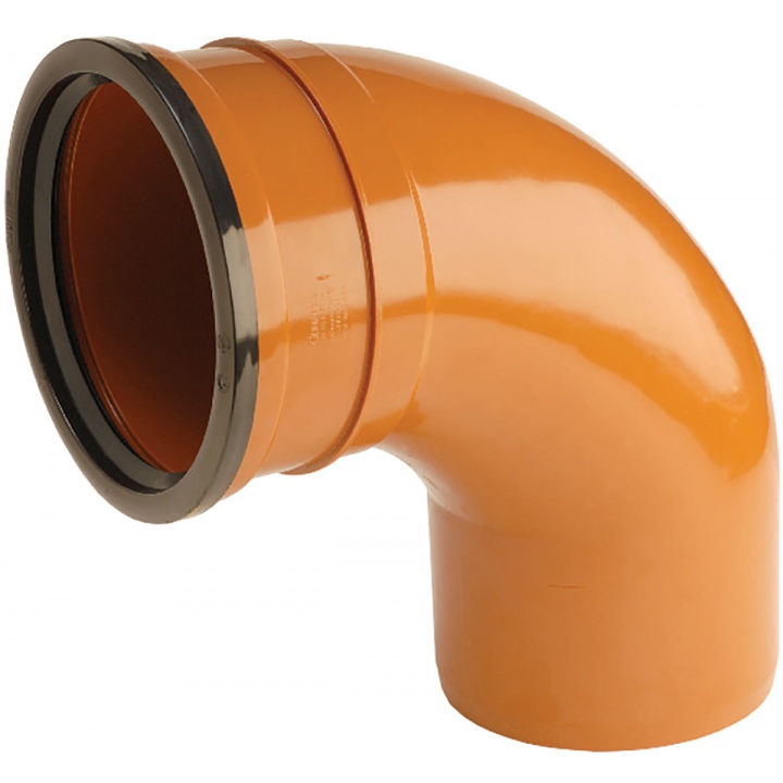 160mm 87.5° Single Socket Bend
