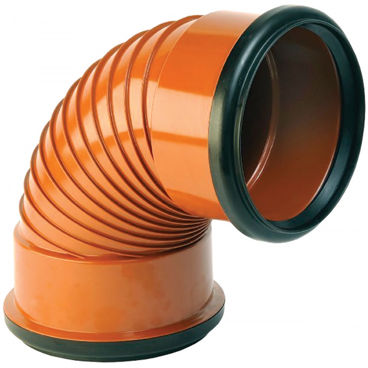 160mm 87.5° Double Socket Bend