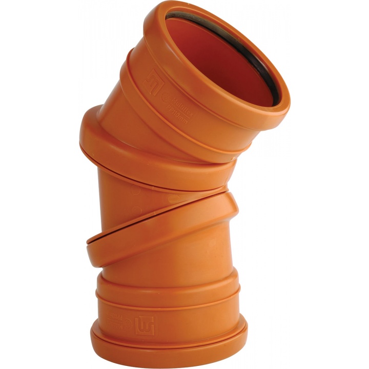 110mm Double Socket Adjustable Bend