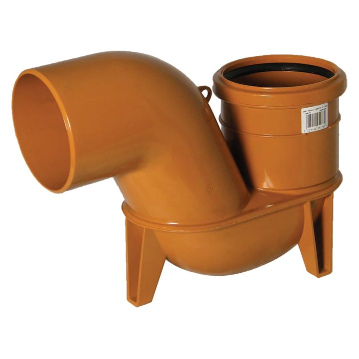 FloPlast 110mm Underground Low Back P Trap Inlet Gully