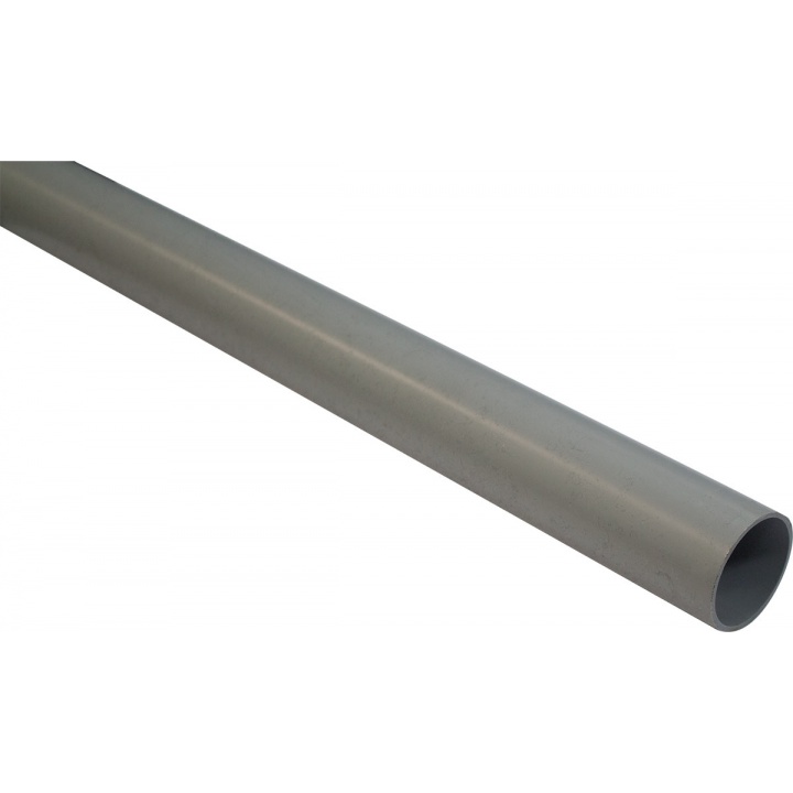 110mm Plain Ended Soil Pipe 3m Grey