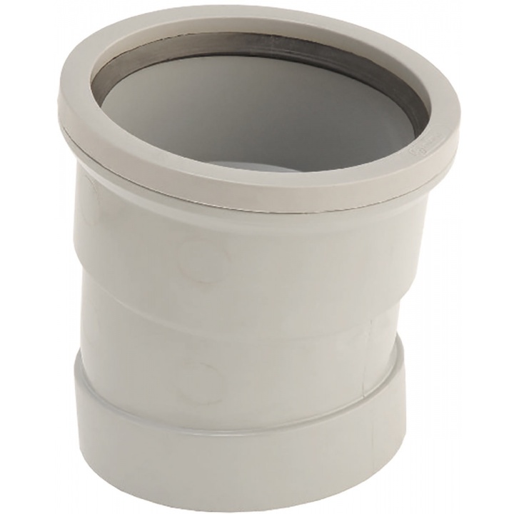 110mm 170° Adaptor Bend Grey