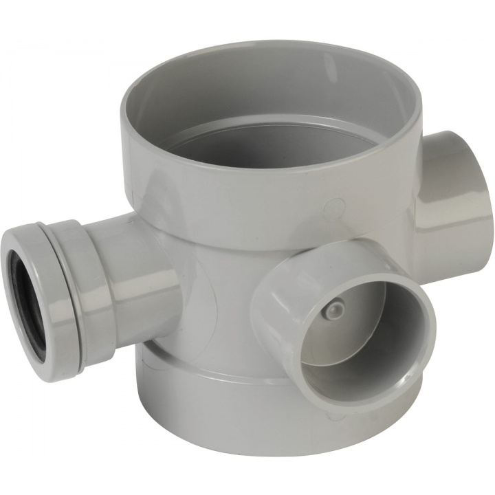 110mm 32mm Short Boss Pipe Grey