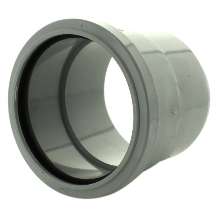 Solvent Weld 110mm Ring Seal Adaptor Grey
