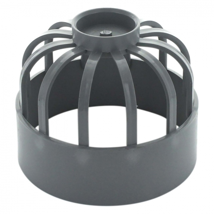 110mm Vent Cowl Balloon Grating Grey