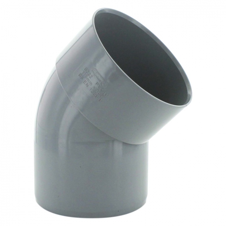110mm 135° Spigot Tail Bend Grey