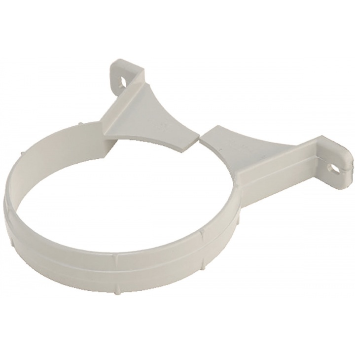 110mm Pipe Bracket 2 Screw Grey