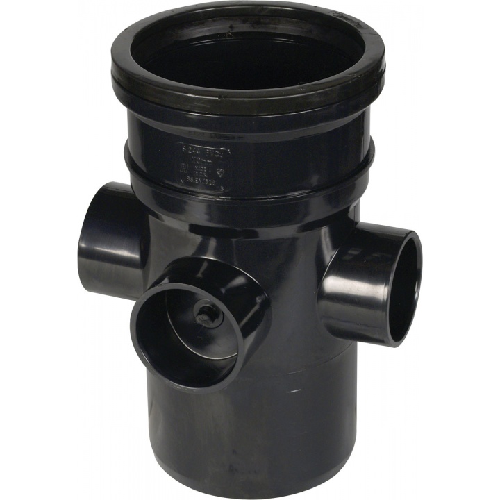 110mm50mm Boss Pipe Spigot Tail Black
