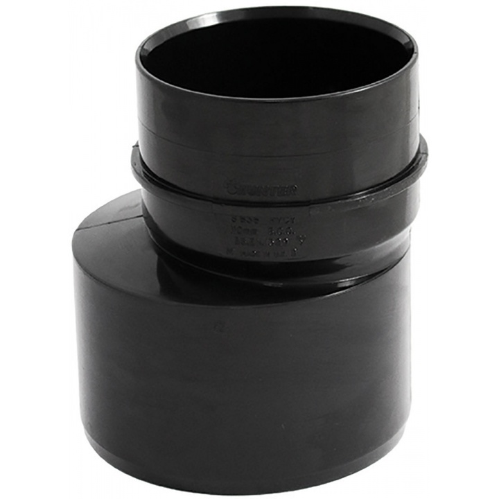 Solvent Weld 110mm x 82mm Reducer Black