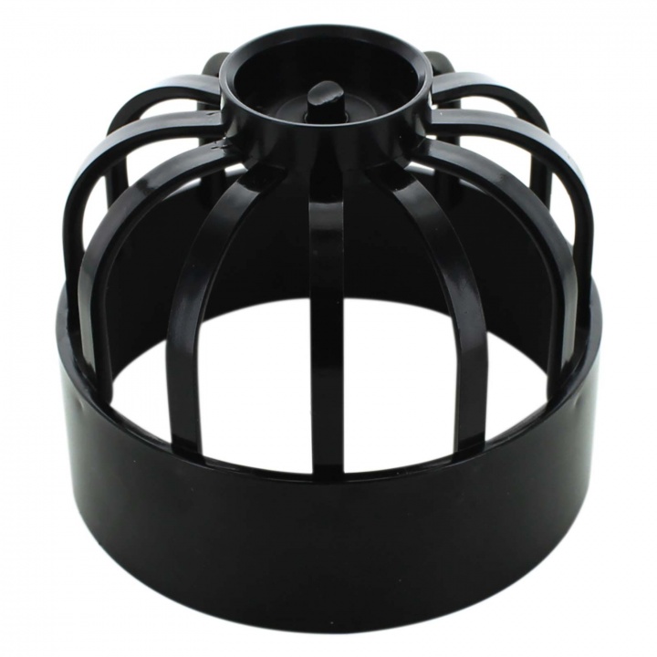 110mm Vent Cowl Balloon Grating Black