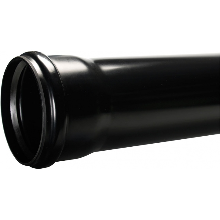 110mm x 3m Single Socket Soil Pipe