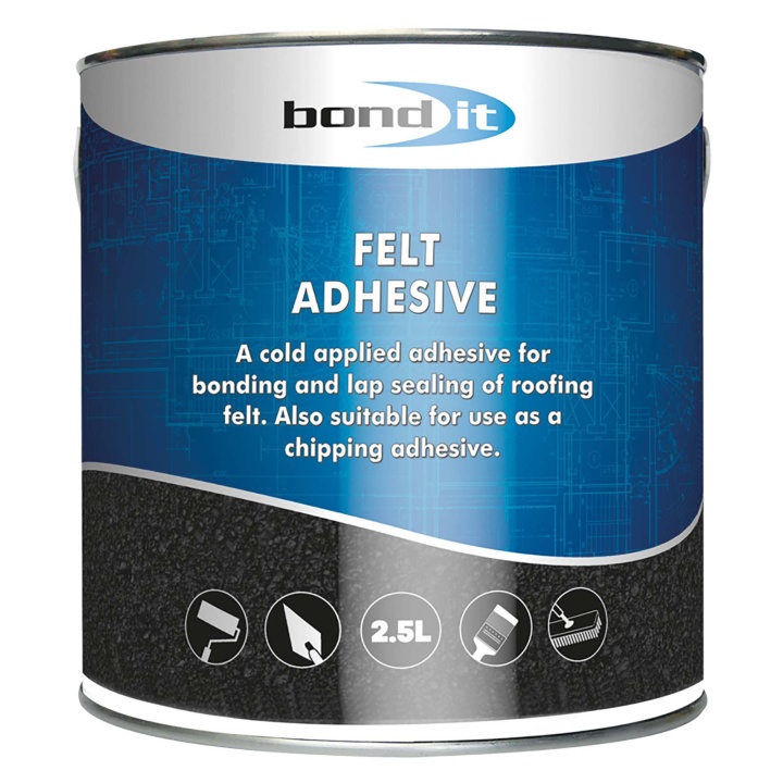 BituBond Roofing Felt Adhesive Black 2.5L
