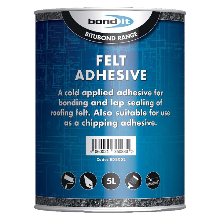 BituBond Roofing Felt Adhesive Black 5L