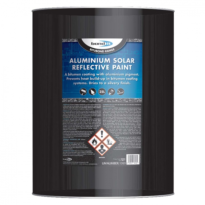 BituBond Solar Reflective Paint Silver 25 ltr