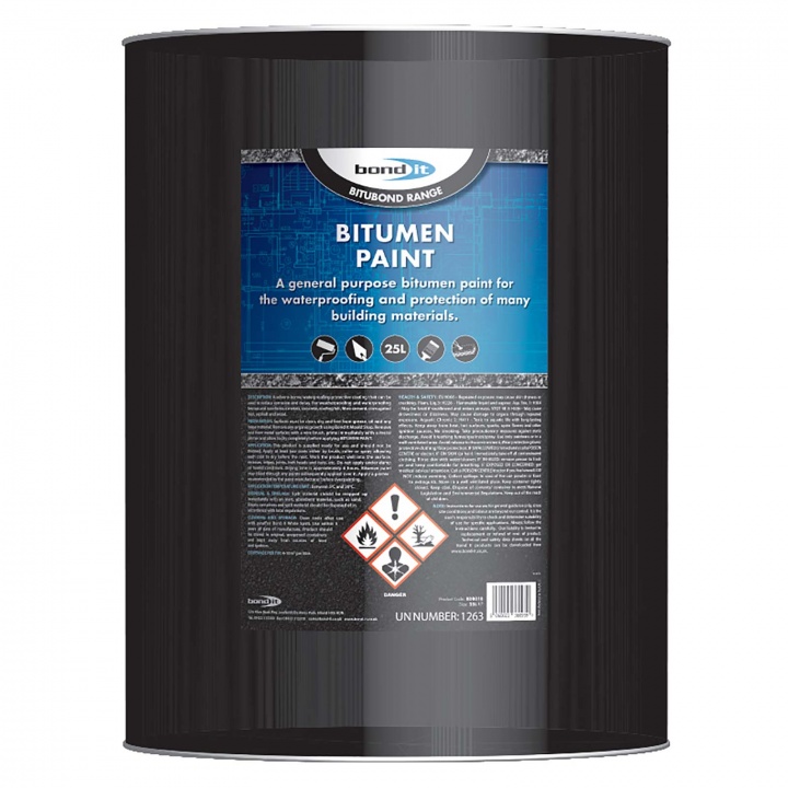 BituBond Bitumen Paint Black 25 ltr