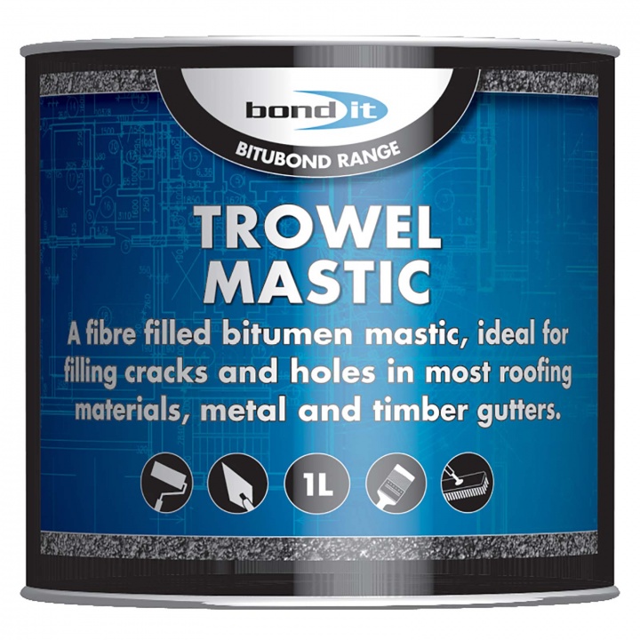 BituBond Trowel Mastic Black 1 ltr