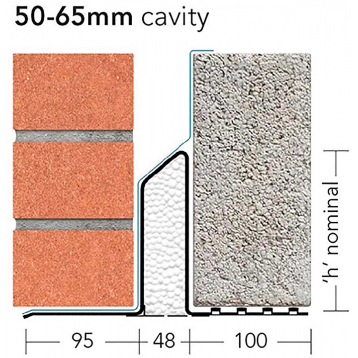 L1/S50 Standard Cavity Lintel 900mm