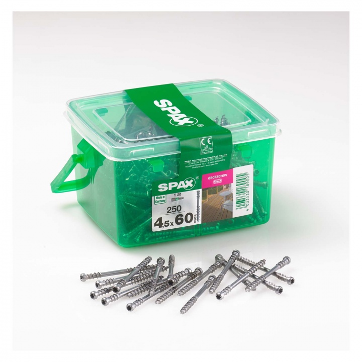 Spax Wirox Decking Screws 4.5 x 60mm Pack 250