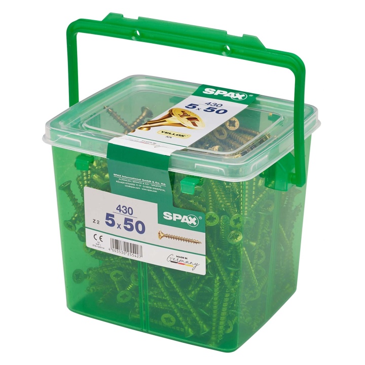 Spax Yellox Wood Screws 5 x 50mm Pack 430
