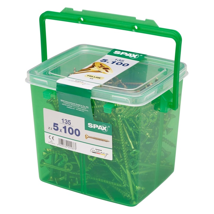 Spax Yellox Wood Screws 5.0X100Mm Pk135 Promo Tub