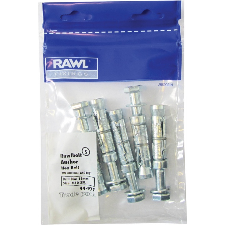 Rawlplug Rawlbolt M8 10L Pack of 5