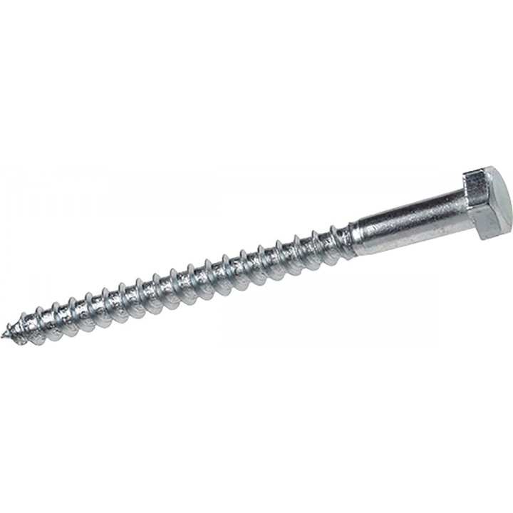 Hex Head Coach Screw Bzp M8X50Mm Pk5 Din 571