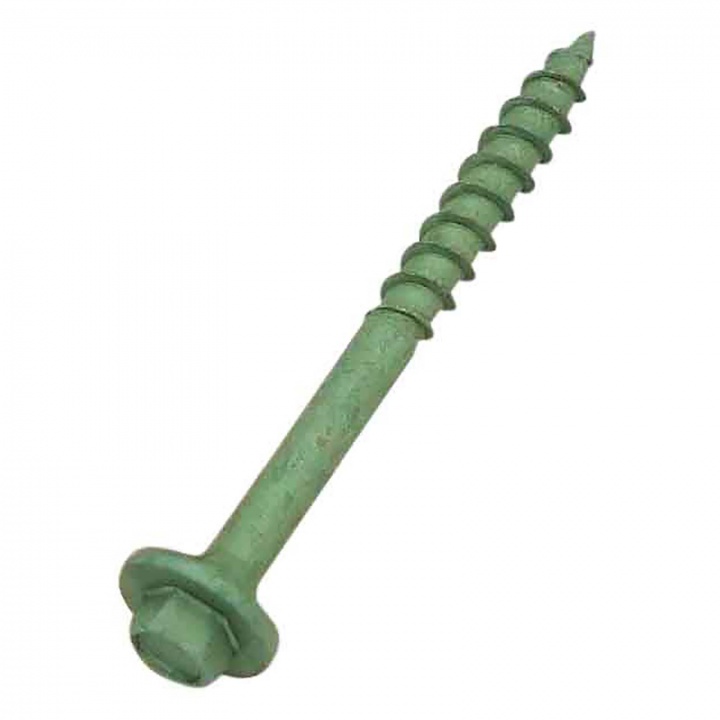 Timberdrive Green Screw 7 x 200mm Pack of 10