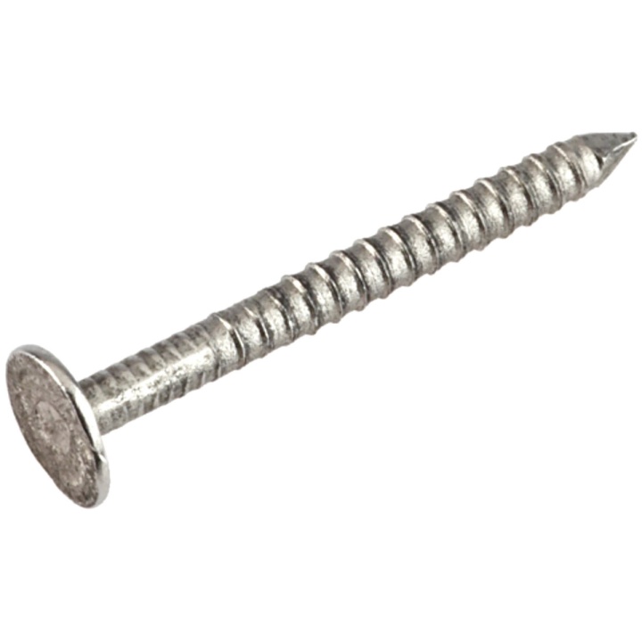 Unifix Annular Ring Shank Nail Stainless Steel 3.35 x 25mm 500g Selco
